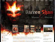 Tablet Screenshot of darrenshan.com